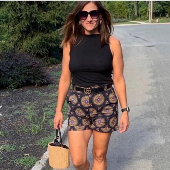 Anthropologie Maeve Abstract City Shorts size 6 - Picture 8 of 8